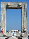 Das Wahrzeichen von naxos: Portaria des nie vollendeten Apollon-Tempels