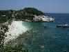 Der Strand am s�dlichen Ende von Damouchari