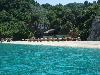 Westlich von Chorefto liegt der Strand von Agia Saranda.