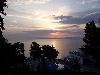 Sonnenuntergang an der Nordk�ste von Kassandra, dem Mittleren Finger von Chalkidiki in Griechenland.
