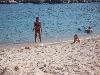 Der Strand von Kalamitsi.