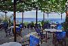 Die Hotelterrasse des Hotel Agnadi