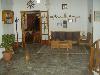 Die Lobby dieses Familienhotels auf dem Pilion