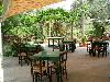 Die Terasse des Restaurant Rodia