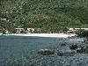 Der Strand von Rouda Bay im Mikros Gialos auf der ionischen Insel Lefkada